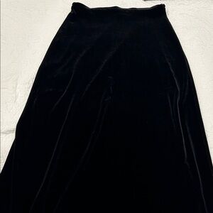 Express velvet/velour maxi skirt